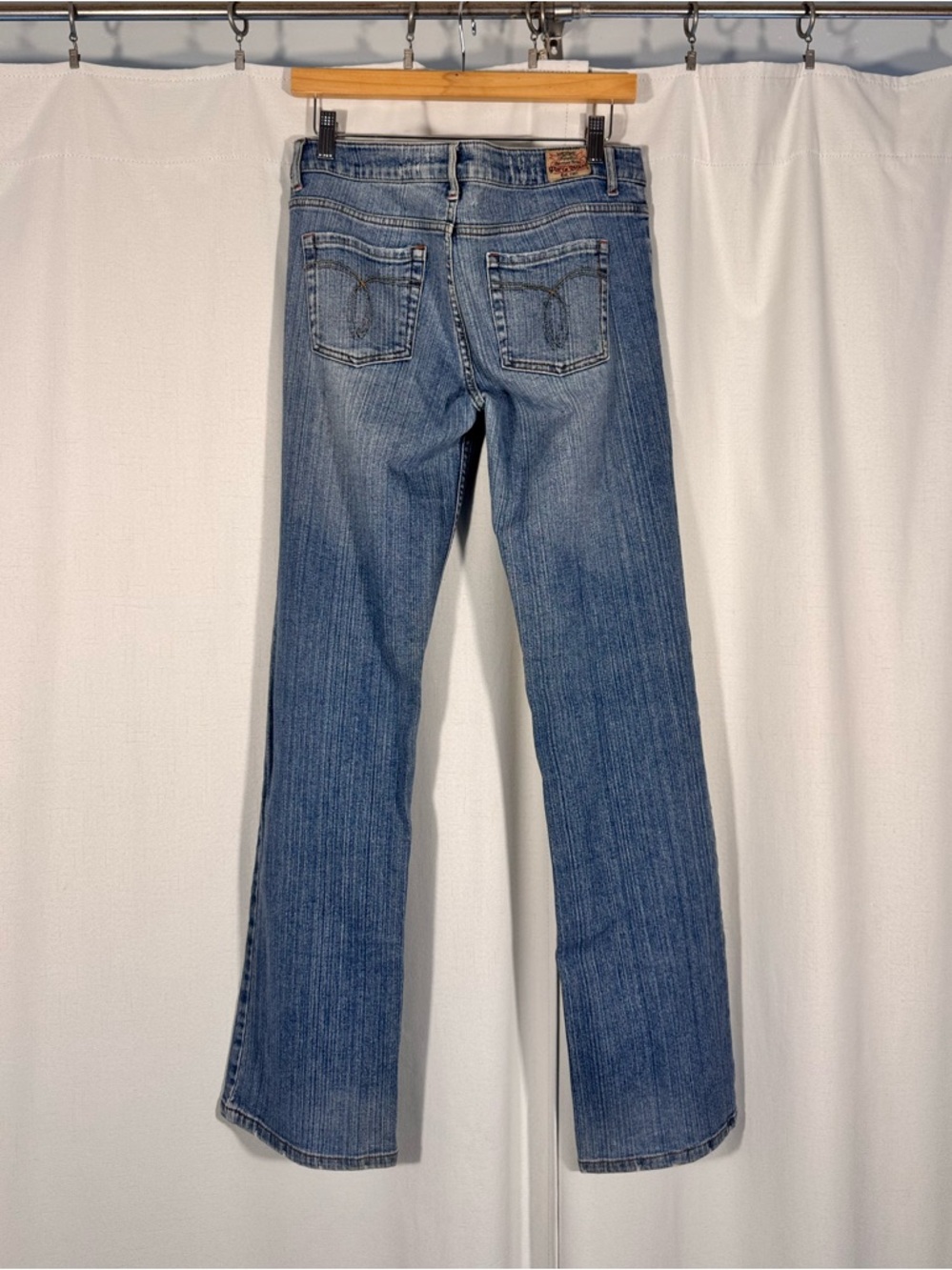 Paris Blues Y2K Low Rise Button Fly Bootcut Jeans - Picture 2 of 8